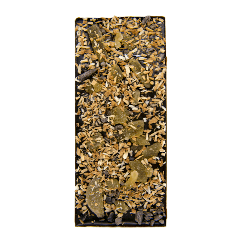 Ginger Nibby Chocolate Bar