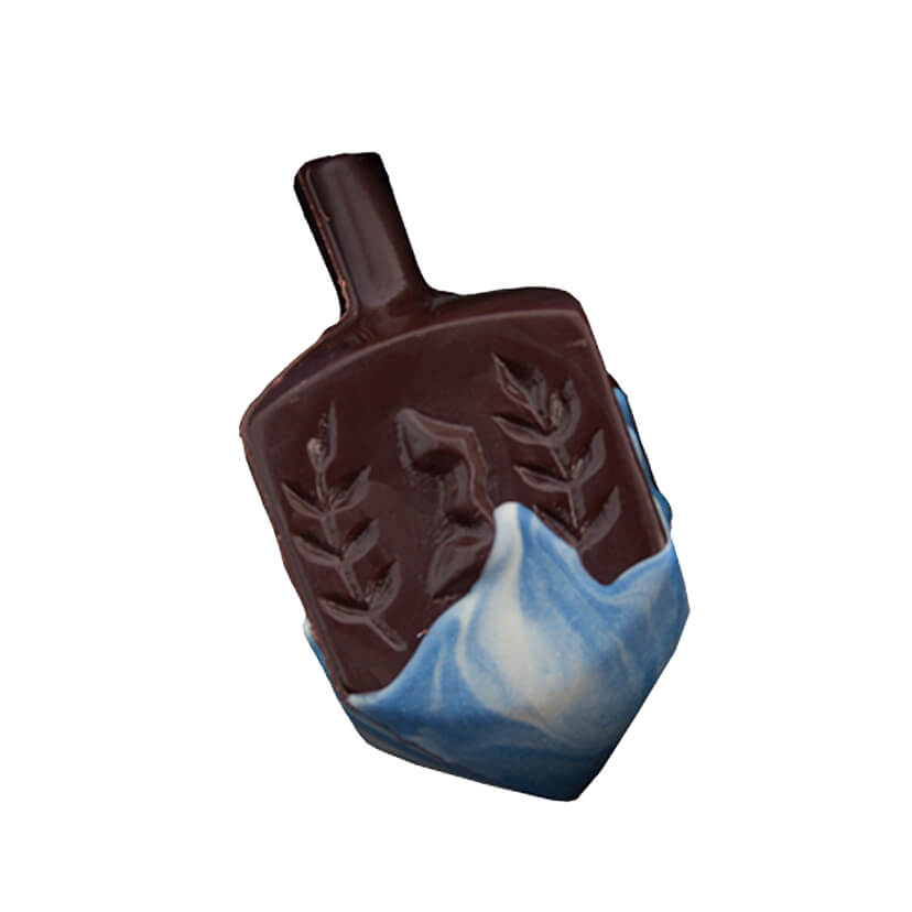 Hand-dipped Chocolate Dreidel