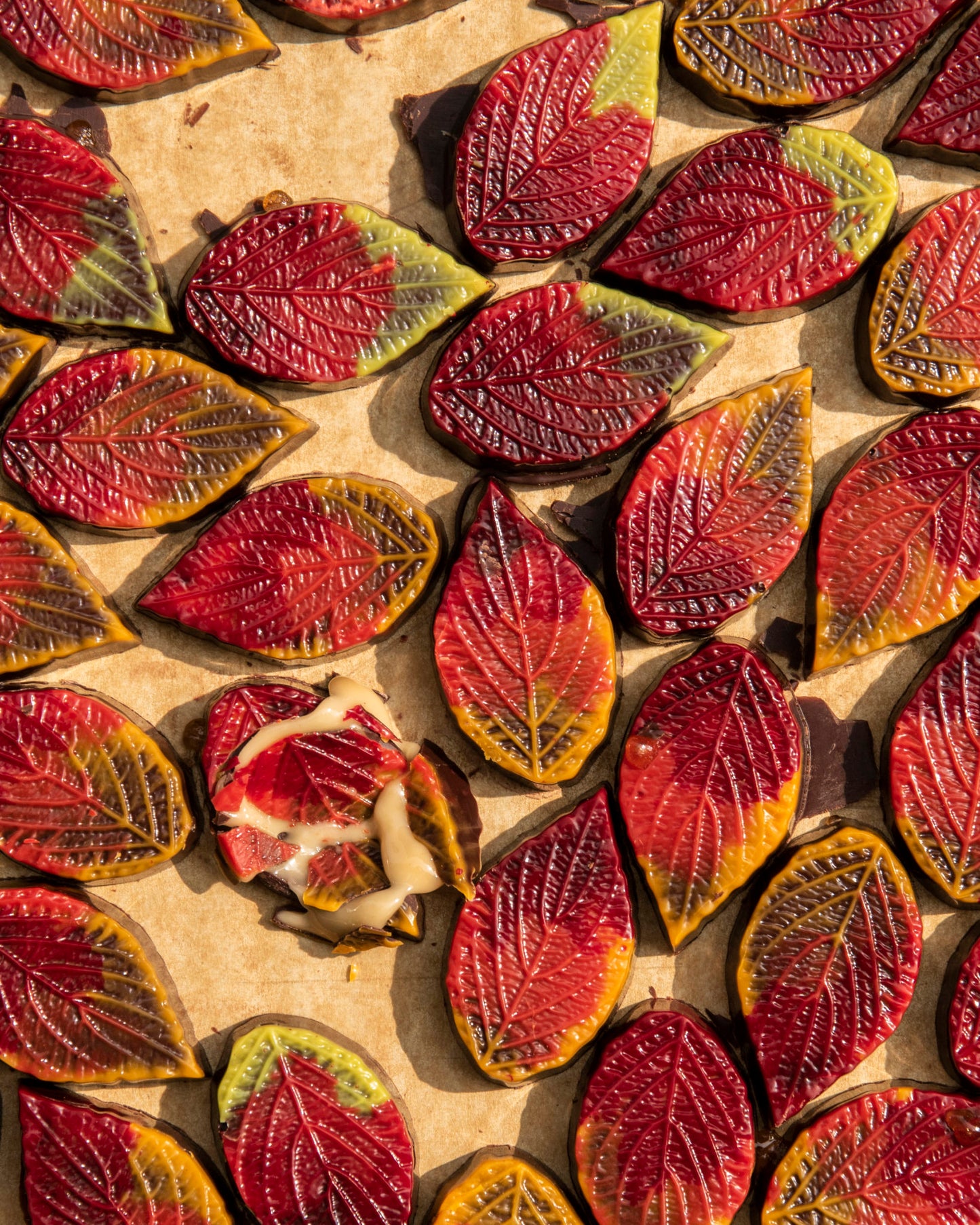 Caramels and Autumn Leaves