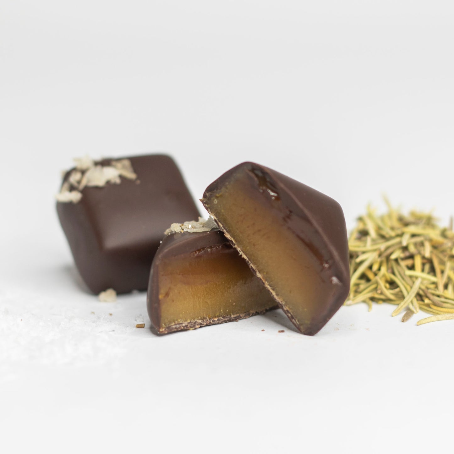 Rosemary Sea Salt Caramels