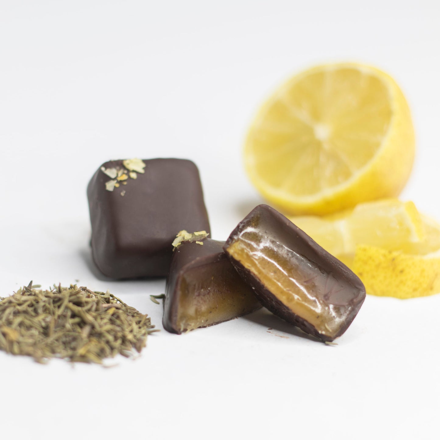 Thyme, Preserved Lemon Sea Salt Caramels